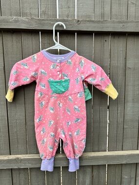 Vintage Gymboree Sleeper set with matching hat